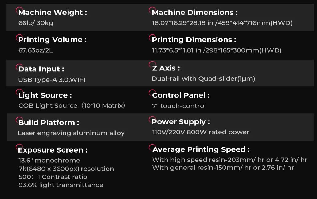 [视频] Coolsiga FinderOne136：最快的13.6寸7K LCD光固化3D打印机