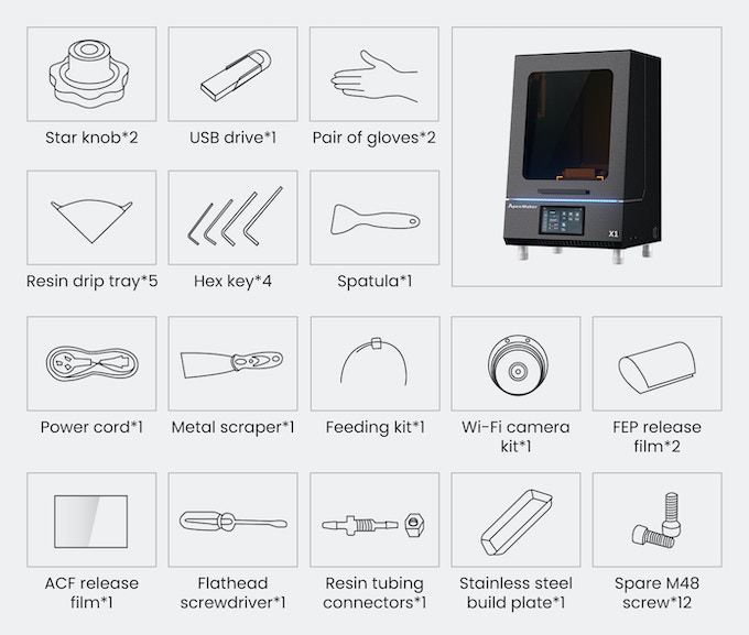 [视频] Apex-maker X1：工业高速16英寸8K LCD光固化3D打印机