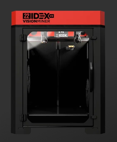 [视频] VisionMiner 22 IDEX v2：全新碳纤维、PEEK和ULTEM 3D打印机 自流平调平