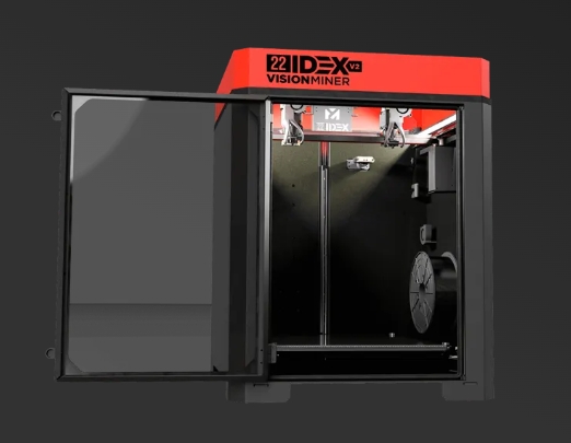 [视频] VisionMiner 22 IDEX v2：全新碳纤维、PEEK和ULTEM 3D打印机 自流平调平