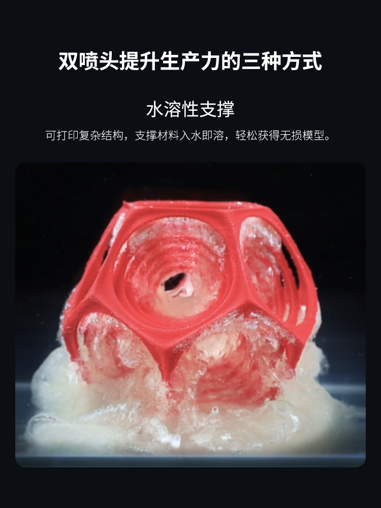 [视频] Creality Sermoon D3 Pro 3D打印机 双喷头 多功能且高效