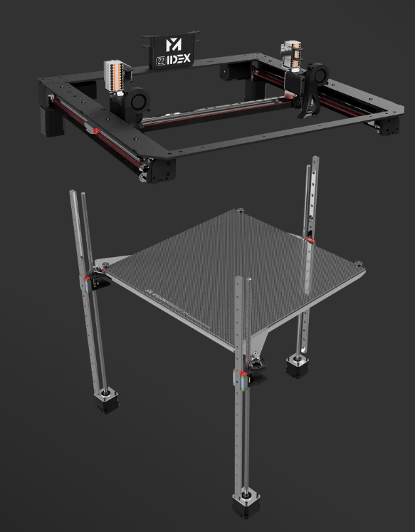 [视频] VisionMiner 22 IDEX v2：全新碳纤维、PEEK和ULTEM 3D打印机 自流平调平