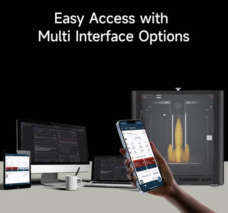 [视频] Kingroon KLP1 CoreXY 3D打印机：Klipper固件500mm/s高速打印
