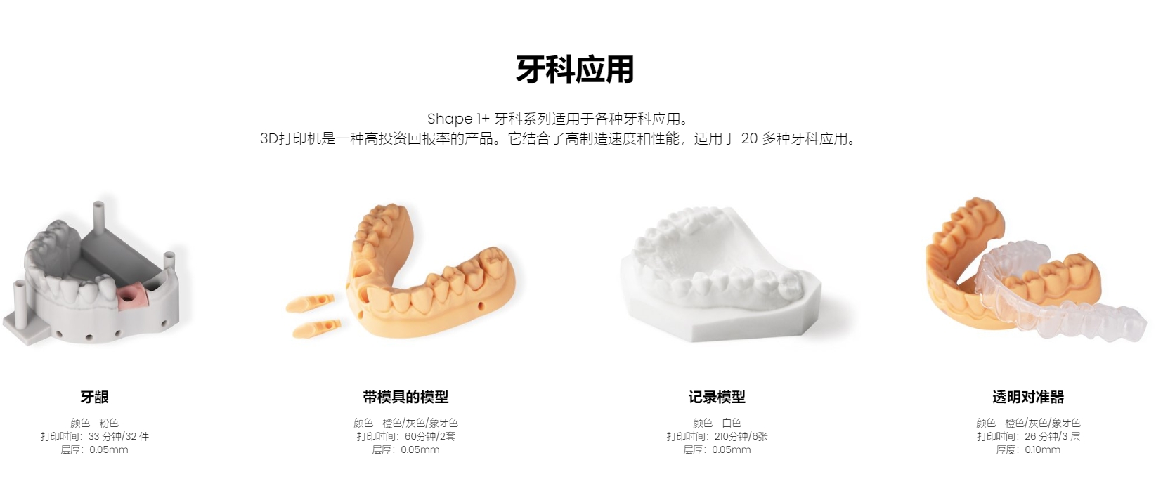[视频] RAYSHAPE Shape 1+Dental齿科DLP 3D打印机：椅旁3D打印解决方案
