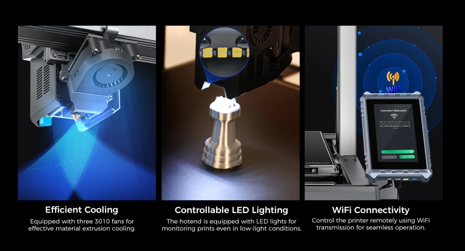 [视频] COMGROW T500：大尺寸Klipper直驱FDM 3D打印机