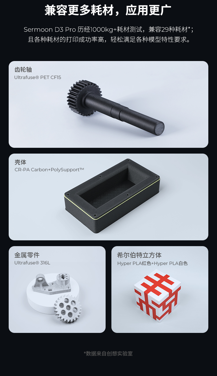 [视频] Creality Sermoon D3 Pro 3D打印机 双喷头 多功能且高效