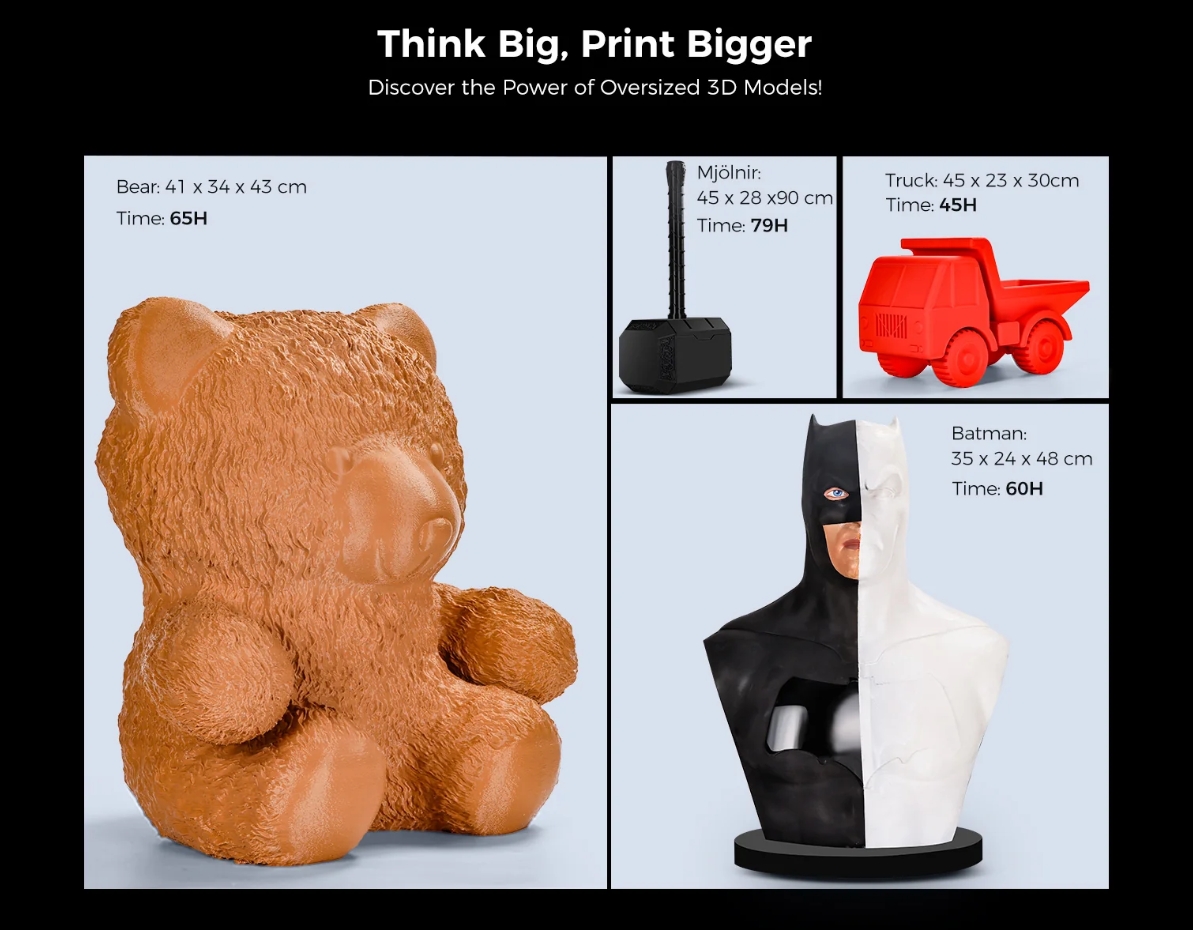 [视频] COMGROW T500：大尺寸Klipper直驱FDM 3D打印机