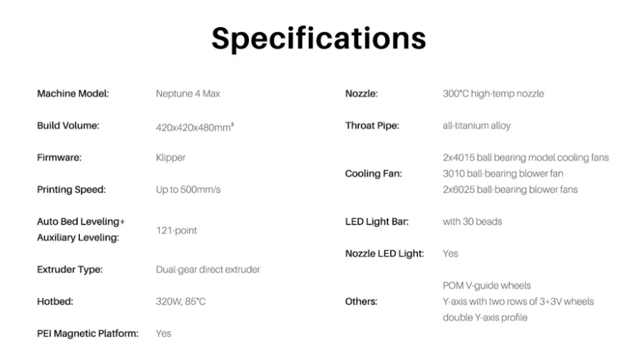 [视频] ELEGOO Neptune4 Plus和ELEGOO Neptune4 Max FDM 3D打印机