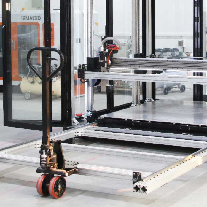 [视频] IEMAI3D FAST JET1500大型颗粒挤出3D打印机打印尺寸1.5*1.5*1.5m