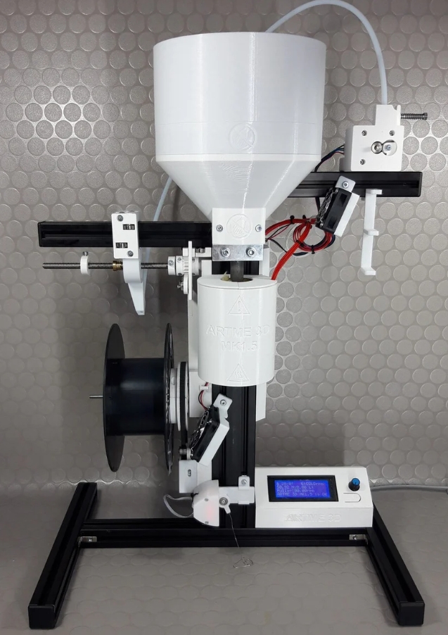 [视频] ARTME 3D MK2小型桌面级长丝回收再生挤出机 开源可DIY