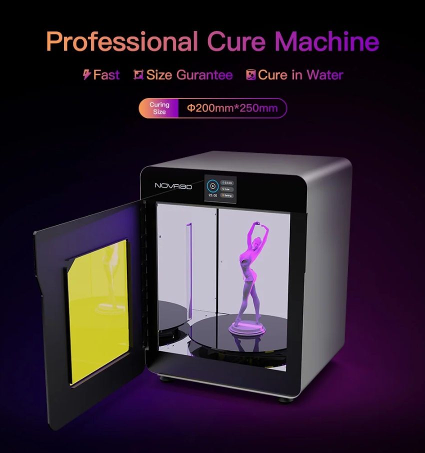 [视频] NOVA3D FastCure2：新一代强大且专业的后固化设备