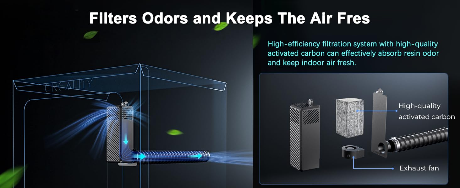 [视频] Creality Resin Printer Enclosure：光固化3D打印机专用空气过滤箱