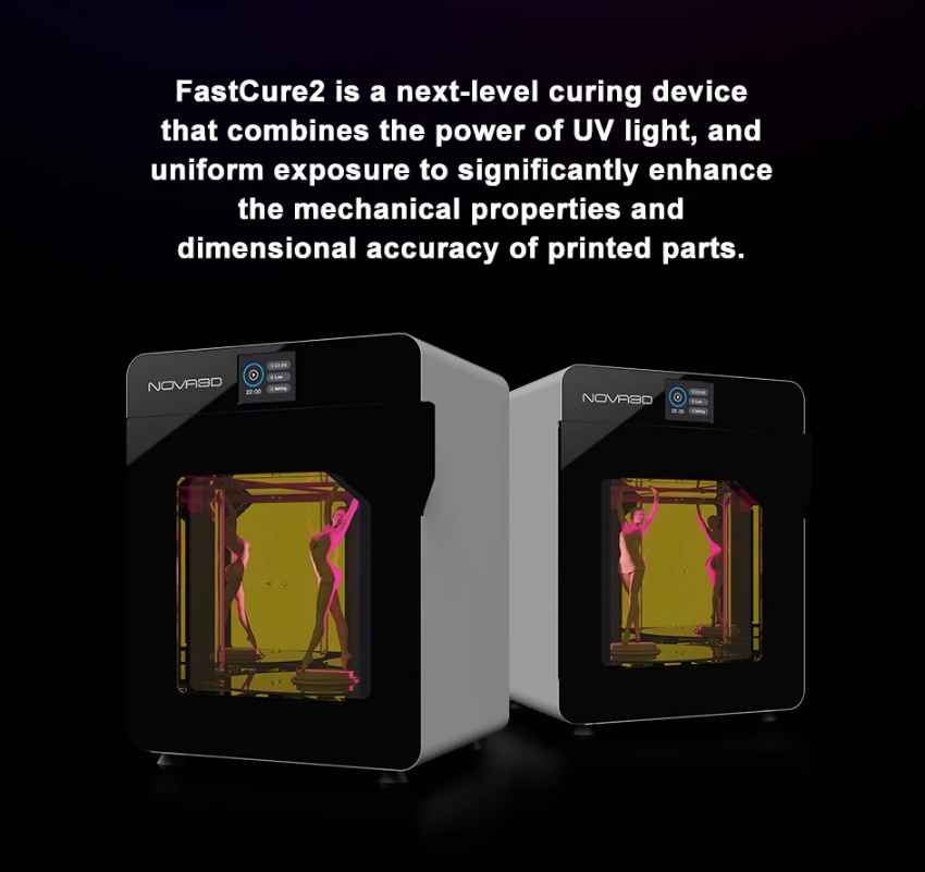 [视频] NOVA3D FastCure2：新一代强大且专业的后固化设备