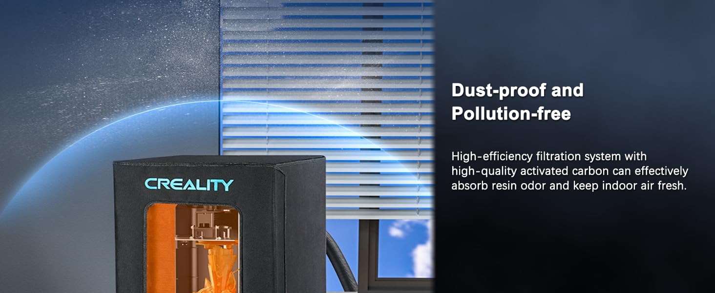 [视频] Creality Resin Printer Enclosure：光固化3D打印机专用空气过滤箱