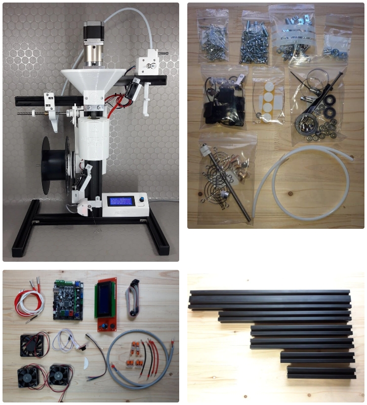 [视频] ARTME 3D MK2小型桌面级长丝回收再生挤出机 开源可DIY