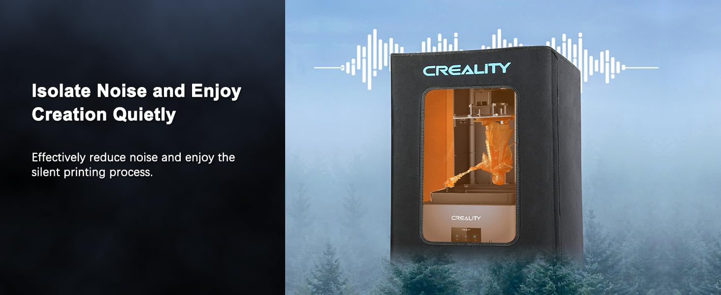 [视频] Creality Resin Printer Enclosure：光固化3D打印机专用空气过滤箱