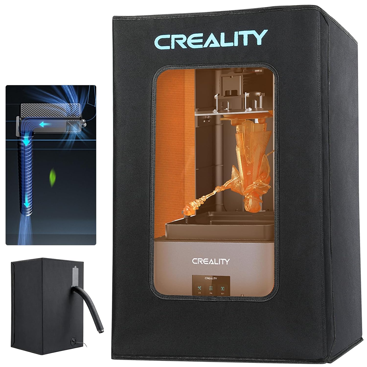 [视频] Creality Resin Printer Enclosure：光固化3D打印机专用空气过滤箱
