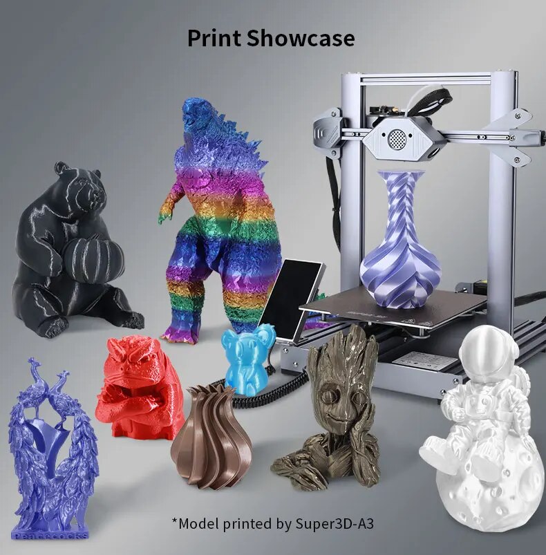 [视频] Super3D-A3 3D打印机：让您的打印变得非常简单