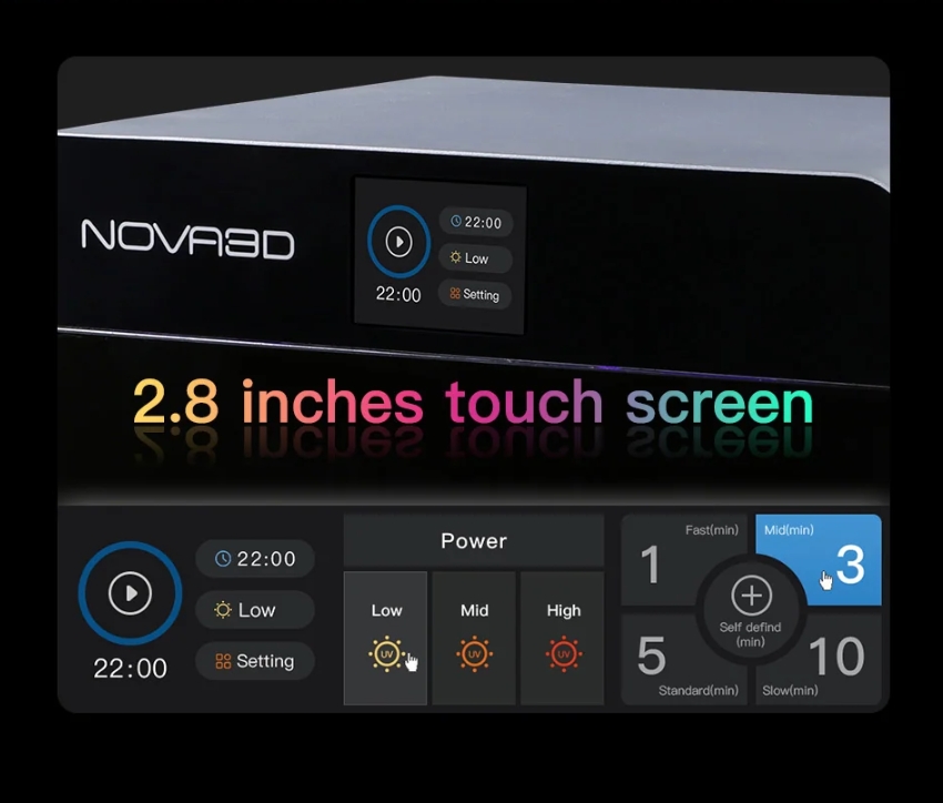 [视频] NOVA3D FastCure2：新一代强大且专业的后固化设备