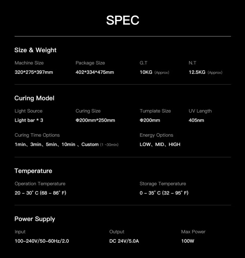 [视频] NOVA3D FastCure2：新一代强大且专业的后固化设备