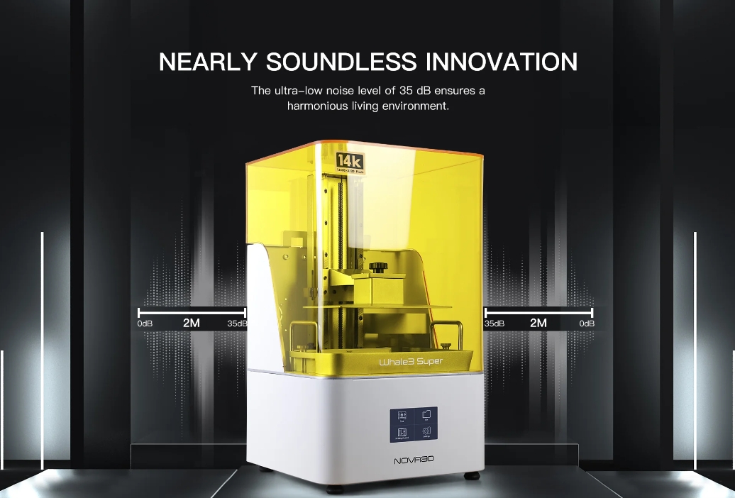 [视频] NOVA3D whale3 Super&Ultra：首款10寸14K LCD光固化3D打印机
