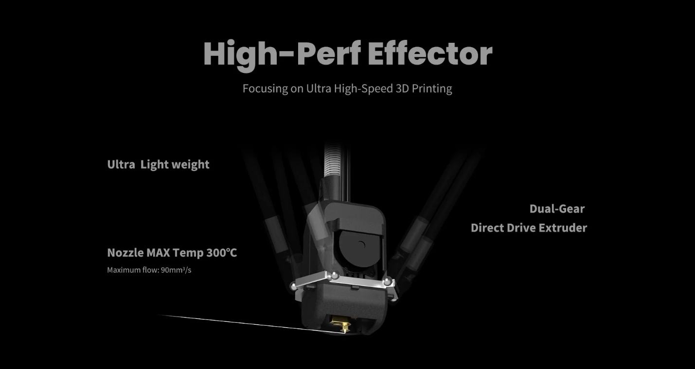 [视频] FLSUN S1/T1三角洲超高速3D打印机 打印速度1200mm/s