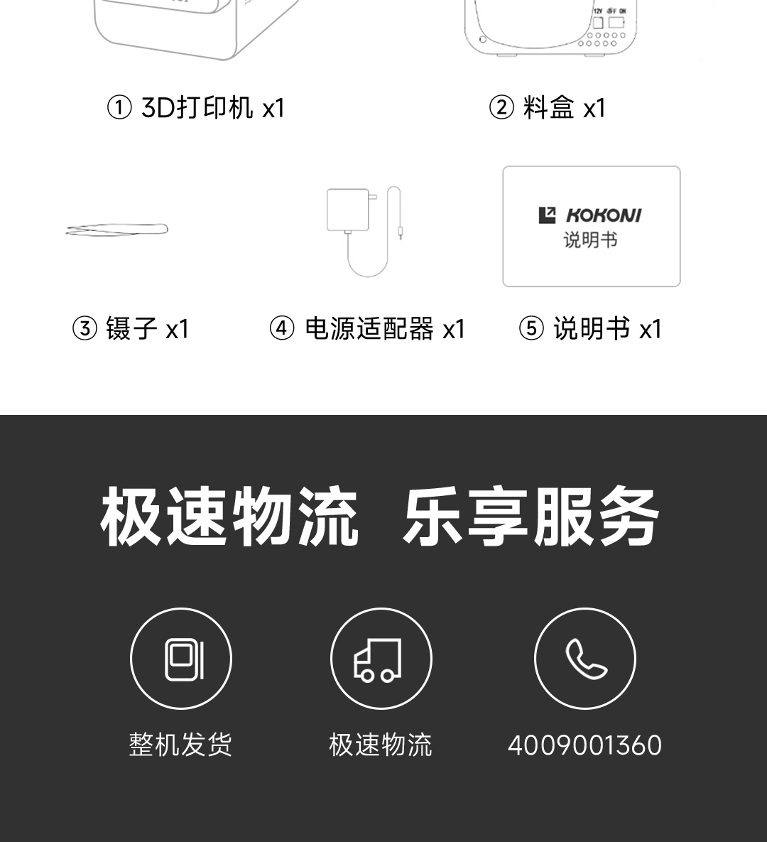 [视频] KOKONI EC2智能3D打印机：内置摄像头、0基础AI建模、海量模型库