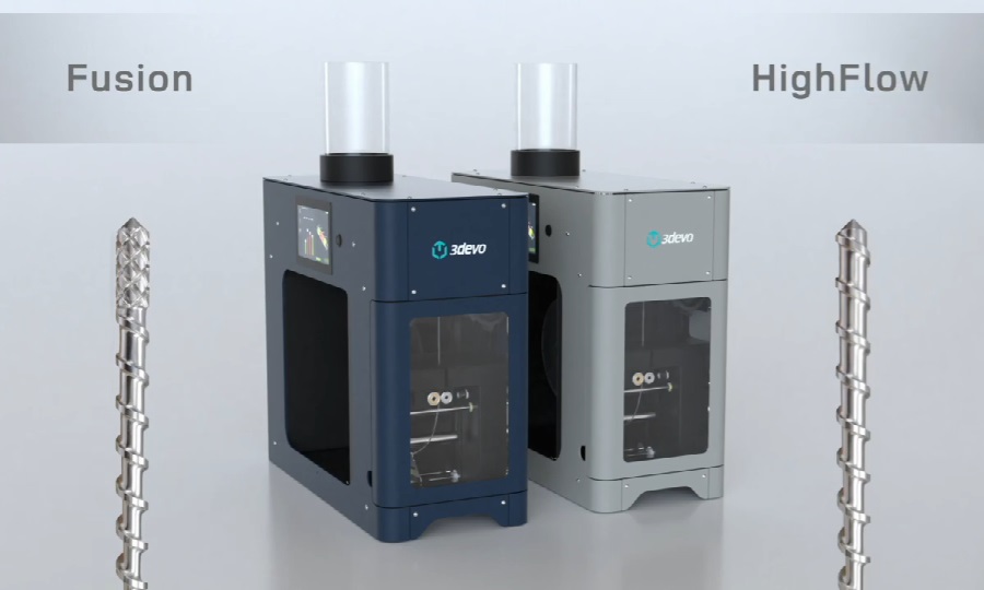 [视频] 3devo Filament Maker TWO Fusion和HighFlow：您的桌面细丝制造商解决方案