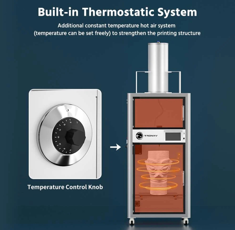 [视频] Tronxy Moore X4060大幅面陶瓷和粘土3D打印机