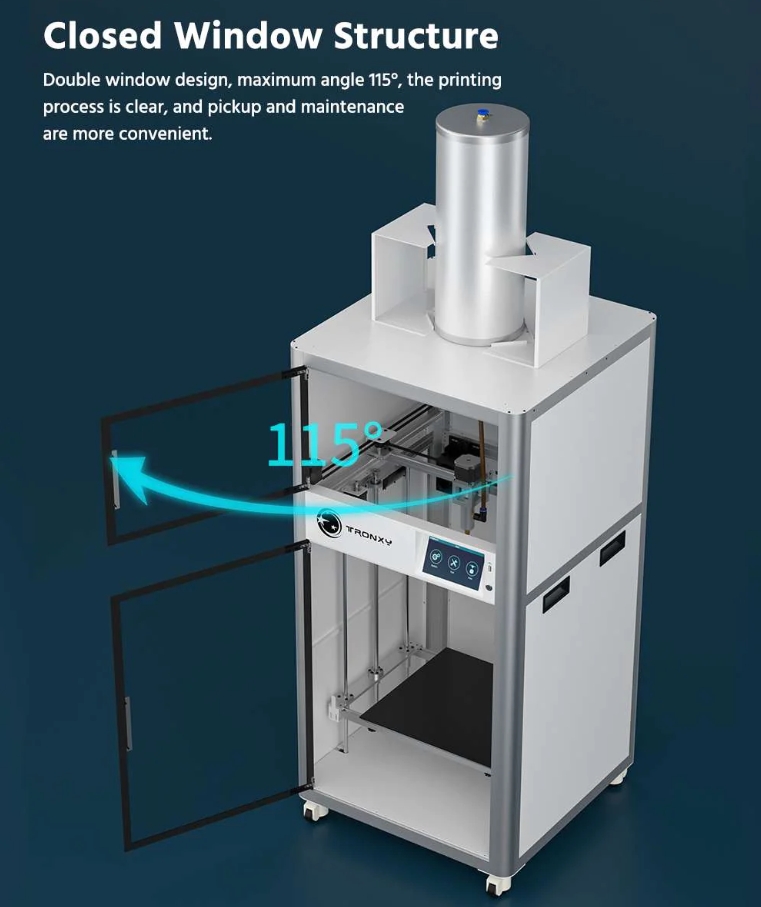 [视频] Tronxy Moore X4060大幅面陶瓷和粘土3D打印机