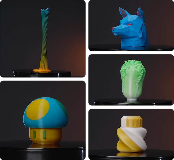 [视频] Rencolor 6色3D打印机：实现简单快速的分色、渐变和混色打印