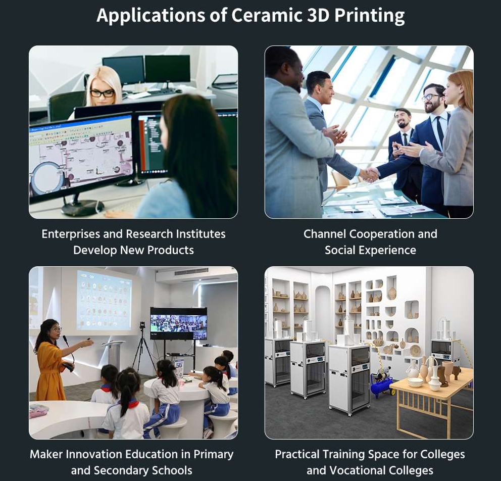 [视频] Tronxy Moore X4060大幅面陶瓷和粘土3D打印机