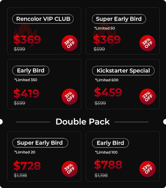 [视频] Rencolor 6色3D打印机：实现简单快速的分色、渐变和混色打印