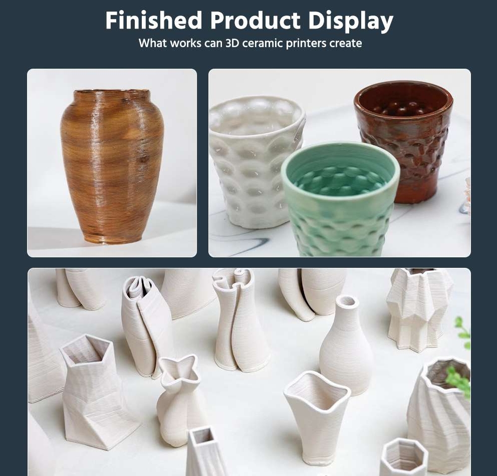 [视频] Tronxy Moore X4060大幅面陶瓷和粘土3D打印机