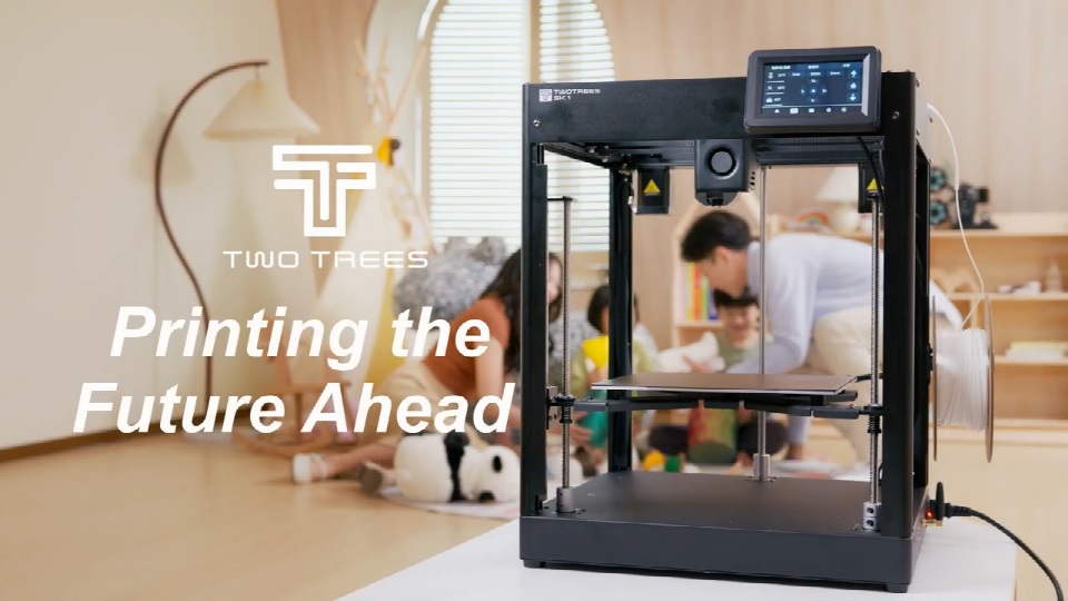 [视频] TwoTrees SK1 CoreXY高速3D打印机 700mm/s