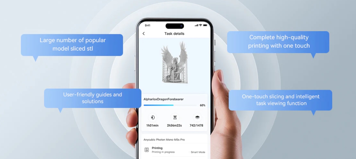 [视频] Anycubic Photon Mono M5s Pro：10.1寸14K超高分辨率 最小的细节栩栩如生
