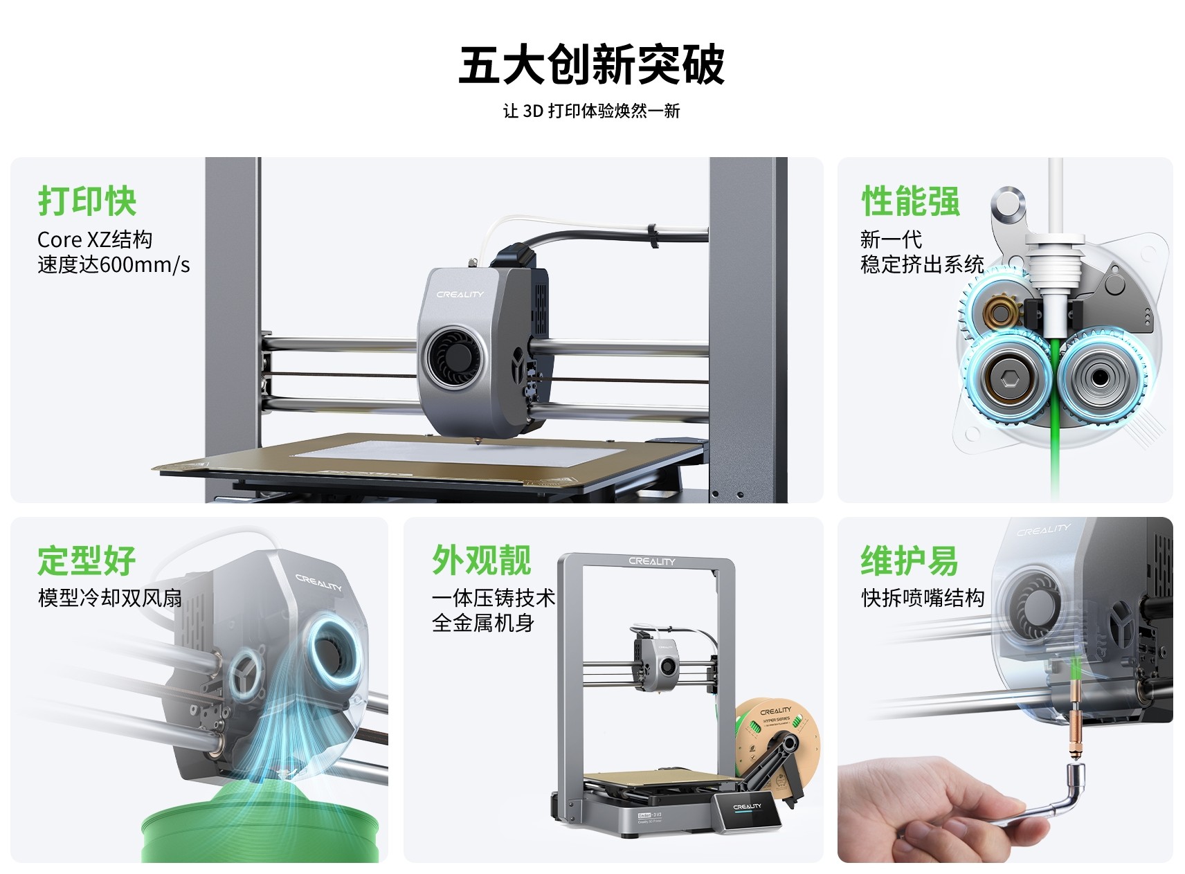 [视频] Creality Ender-3 V3：掀起消费级3D打印机CoreXZ 新趋势