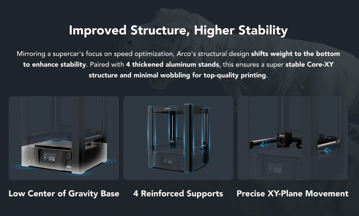 [视频] Phrozen Arco FDM 3D打印机：打印更大、更快、更多颜色