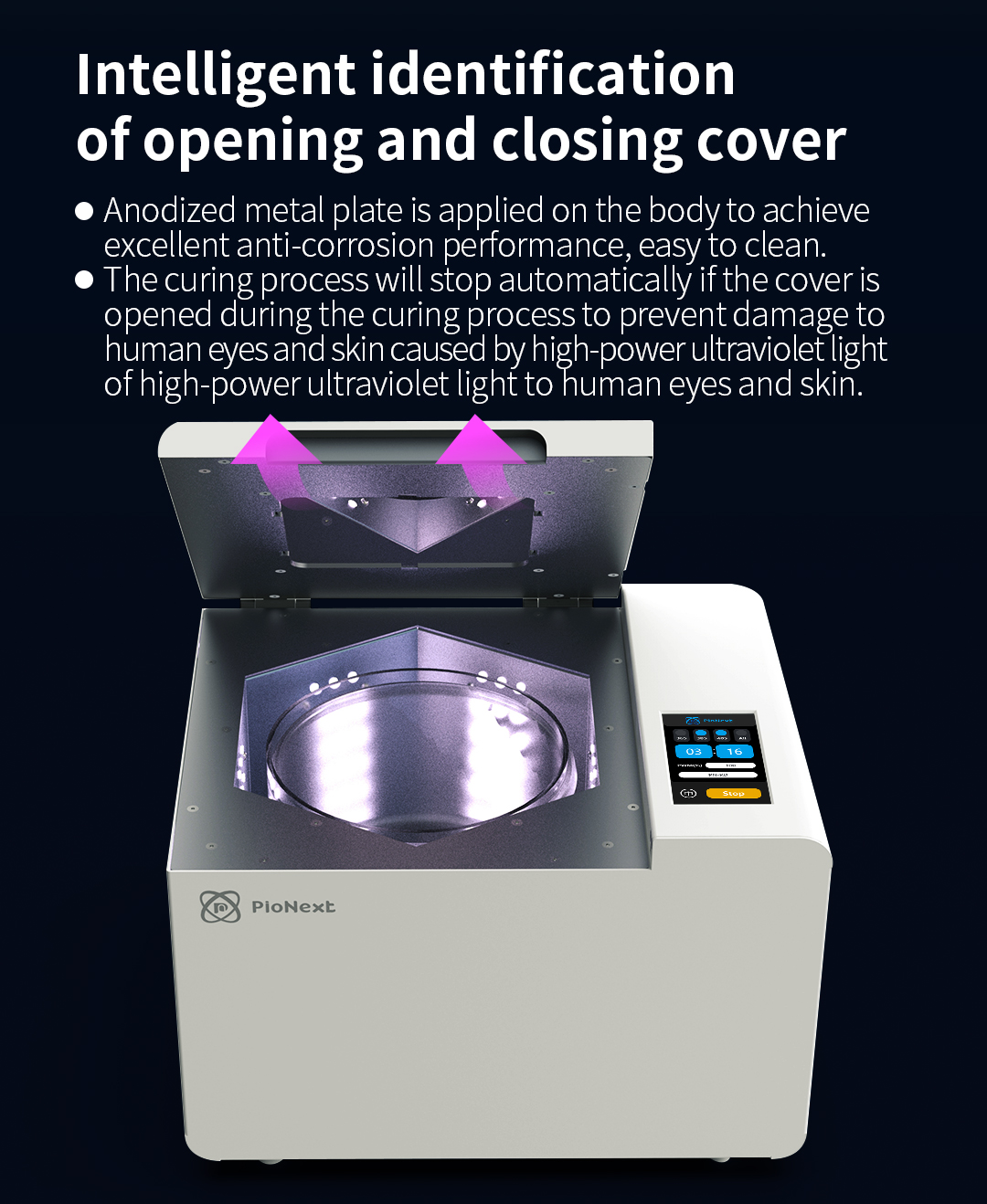 [视频] Piocreat Pionext UV-02智能后固化机：仅需1~3分钟即可实现高效固化