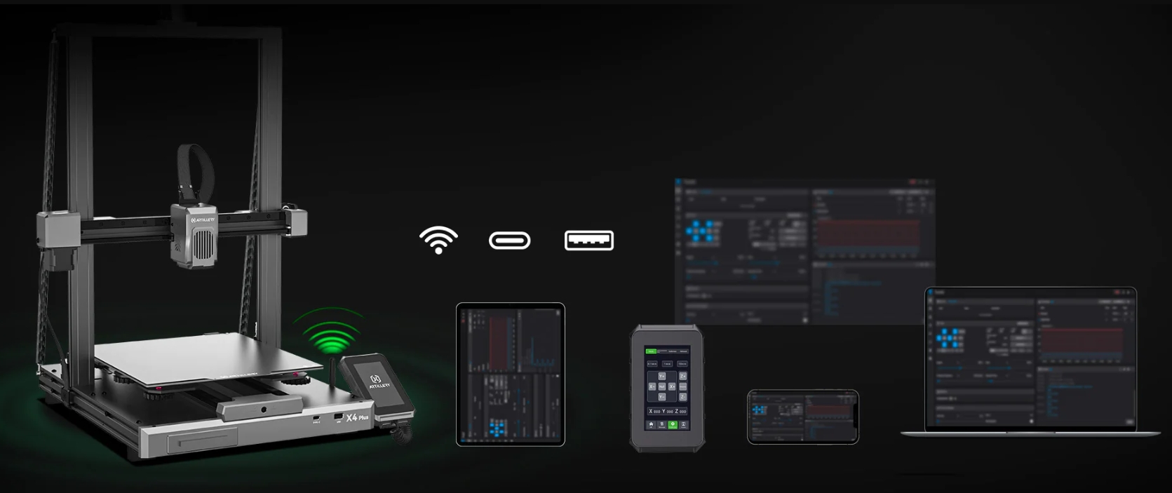 [视频] Artillery Sidewinder X4 Plus大尺寸Klipper 3D打印机