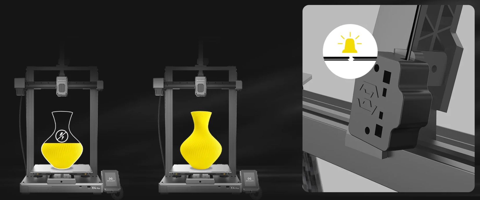 [视频] Artillery Sidewinder X4 Plus大尺寸Klipper 3D打印机