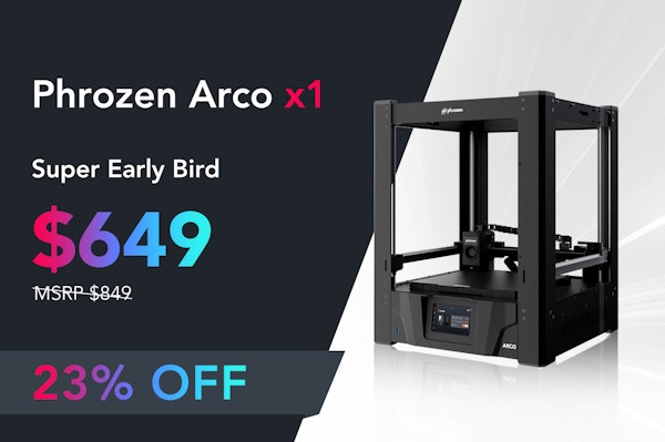 [视频] Phrozen Arco FDM 3D打印机：打印更大、更快、更多颜色