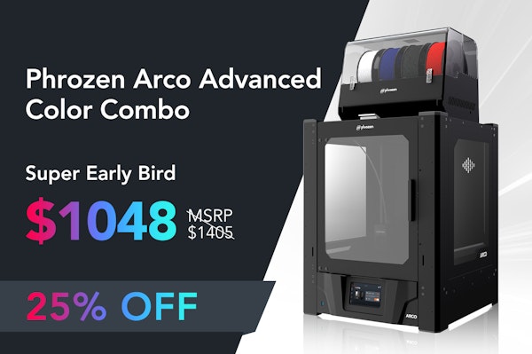[视频] Phrozen Arco FDM 3D打印机：打印更大、更快、更多颜色