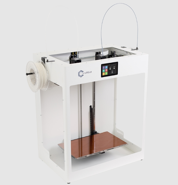 [视频] Craftbot FLOW IDEX XL：大幅面双挤出FDM 3D打印机 支持可溶性材料