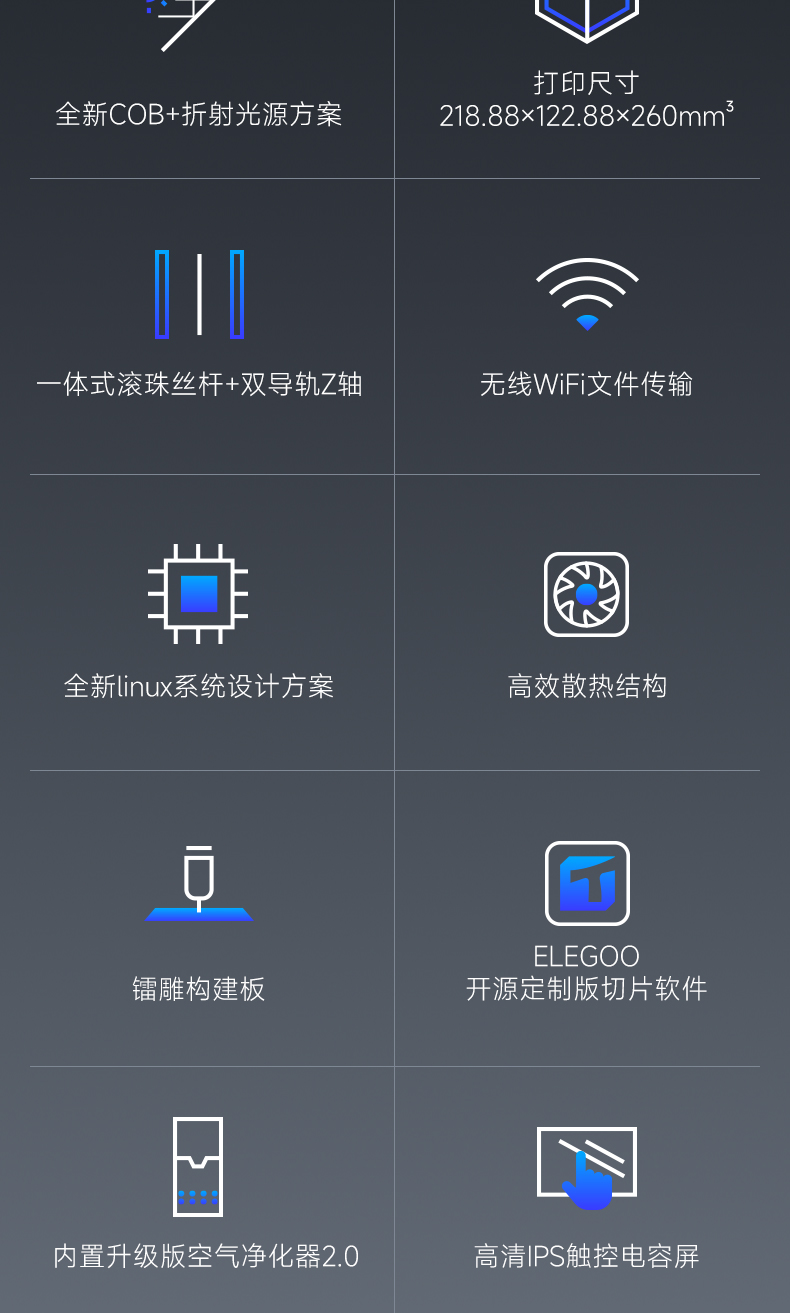 [视频] ELEGOO SATURN 3 ULTRA：10寸12K金属机身高速光固化3D打印机