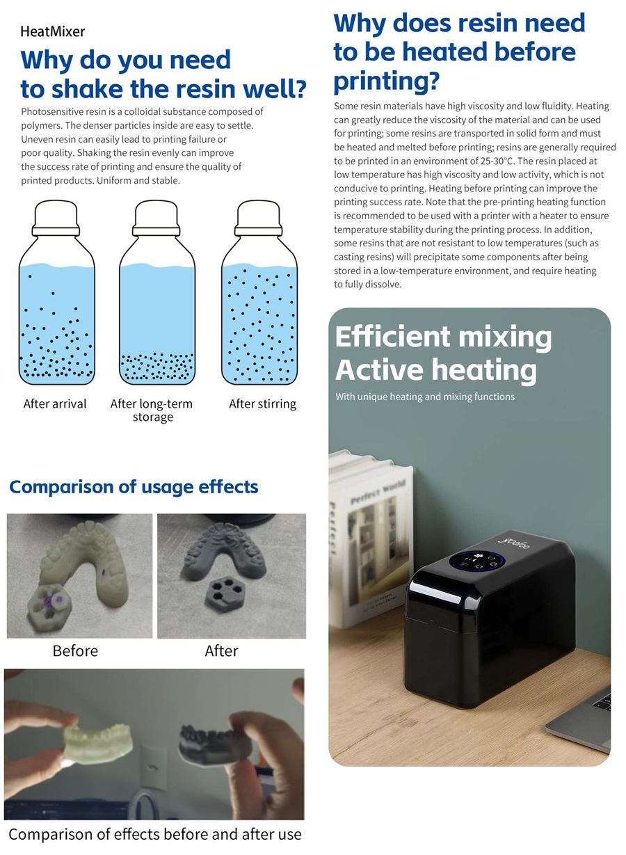 [视频] Goofoo Heated Resin Mixer HM01：打印前树脂摇匀加热机