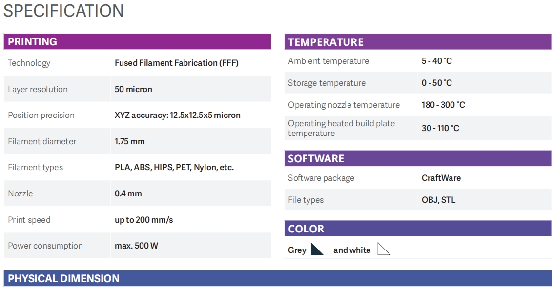 [视频] Craftbot FLOW IDEX XL：大幅面双挤出FDM 3D打印机 支持可溶性材料