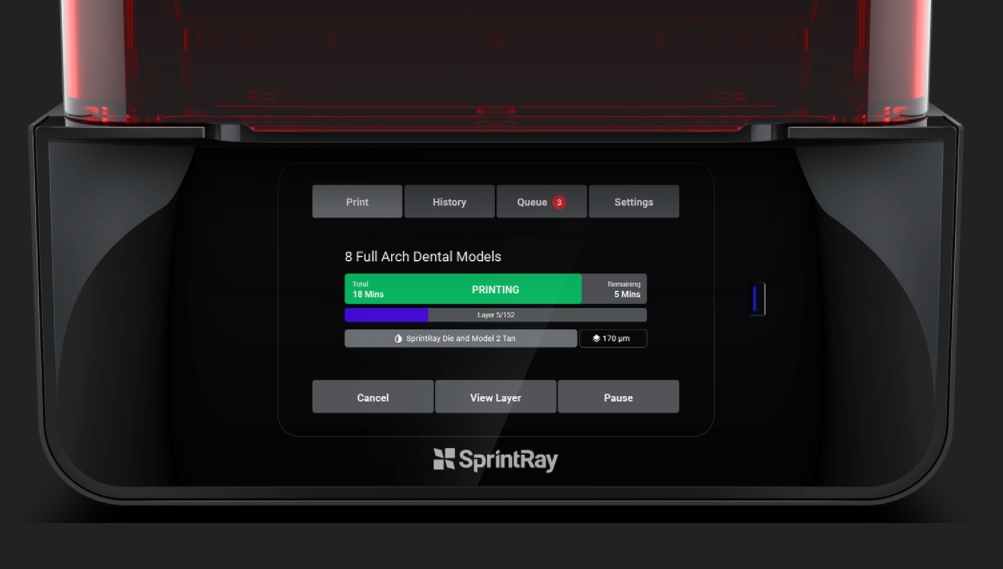 [视频] SprintRay Pro S齿科3D打印机：每个细节都专为牙科定制