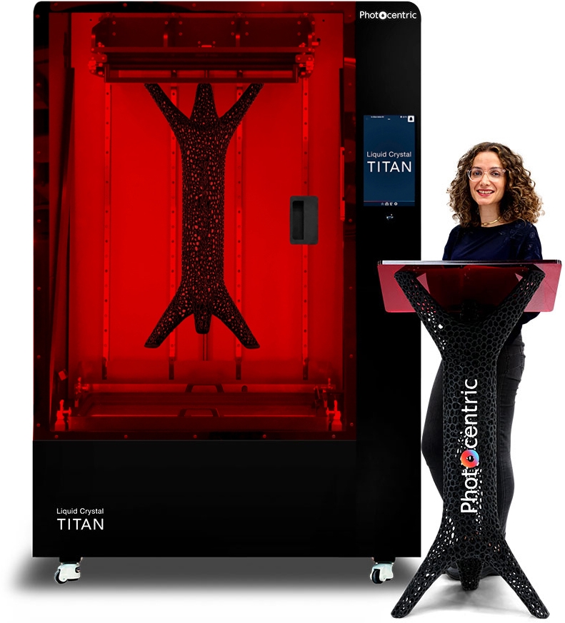 [视频] Photocentric Liquid Crystal Titan世界上最大的 LCD光固化3D打印机