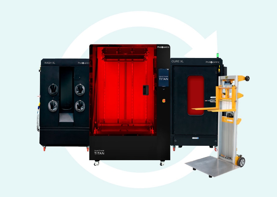 [视频] Photocentric Liquid Crystal Titan世界上最大的 LCD光固化3D打印机